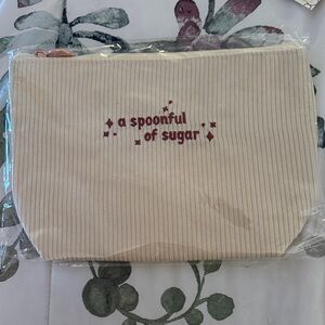 NWT Disney Mary Poppins Corduroy Makeup Bag